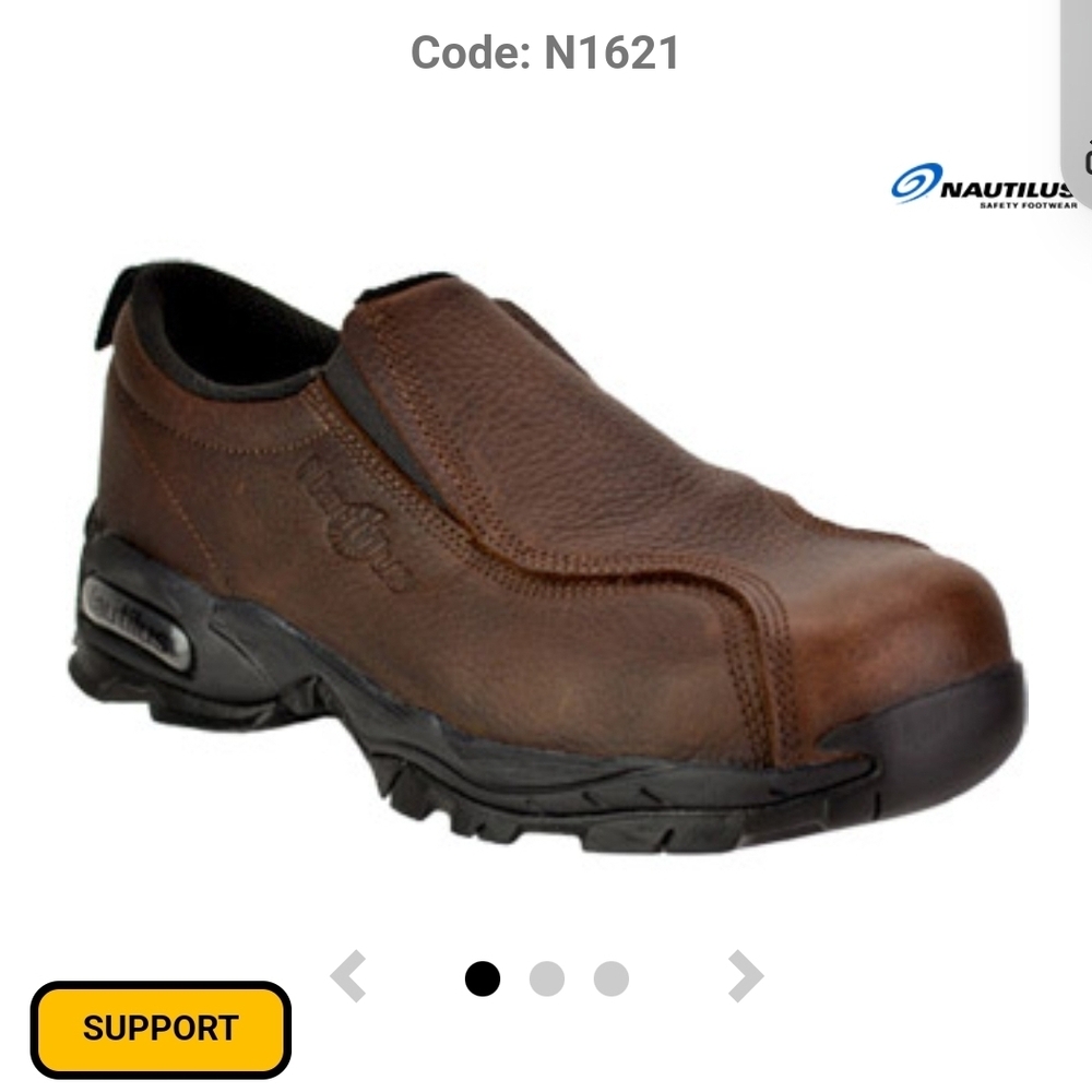 Nautilus Women's Brown Safety Shoes